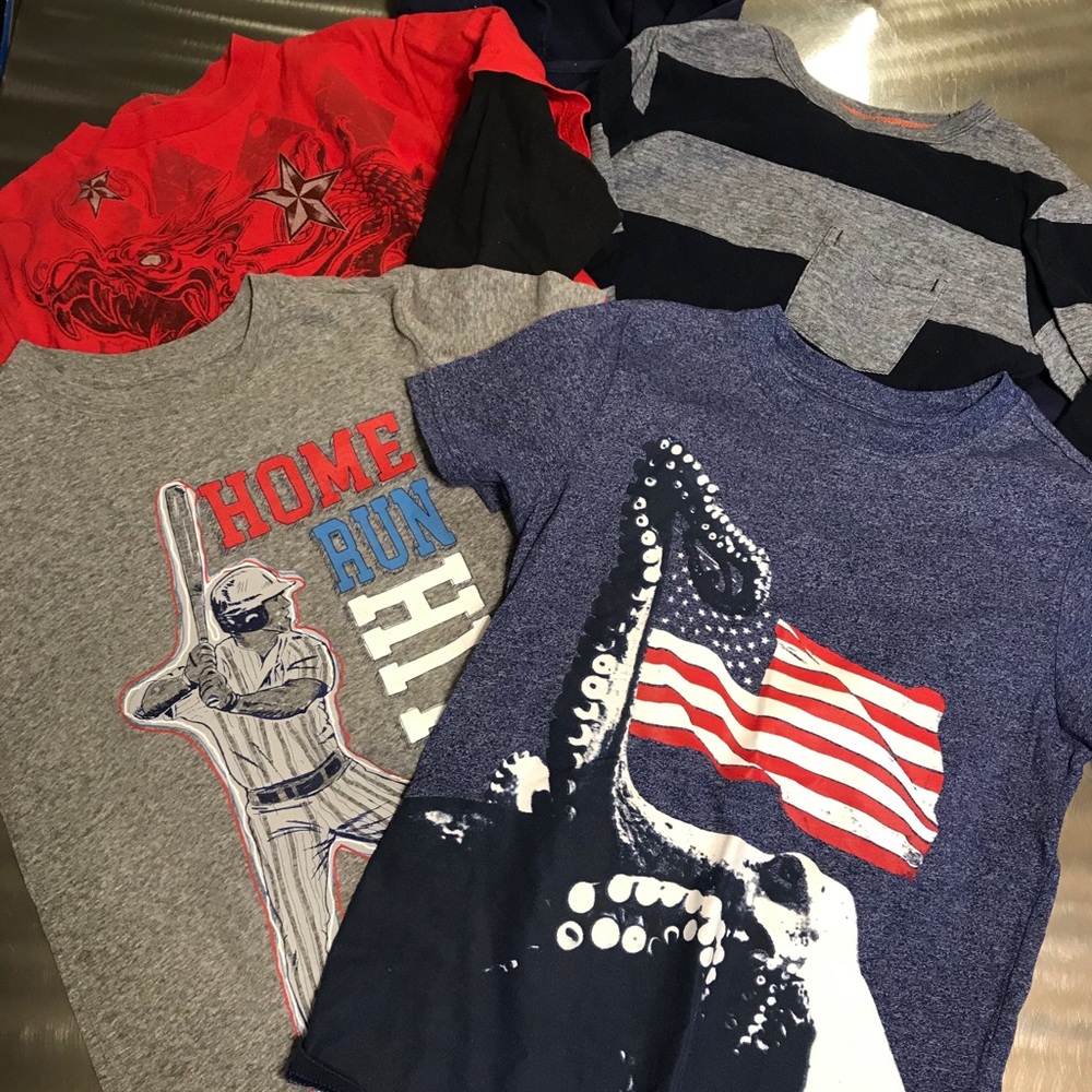 H&M Boy's Spring Long-sleeve Shirt, Hoodie and Tee